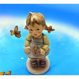 1989 Hummel Goebel Flower Girl 548 Young Girl Figurine Pigtails Exclusive Ed